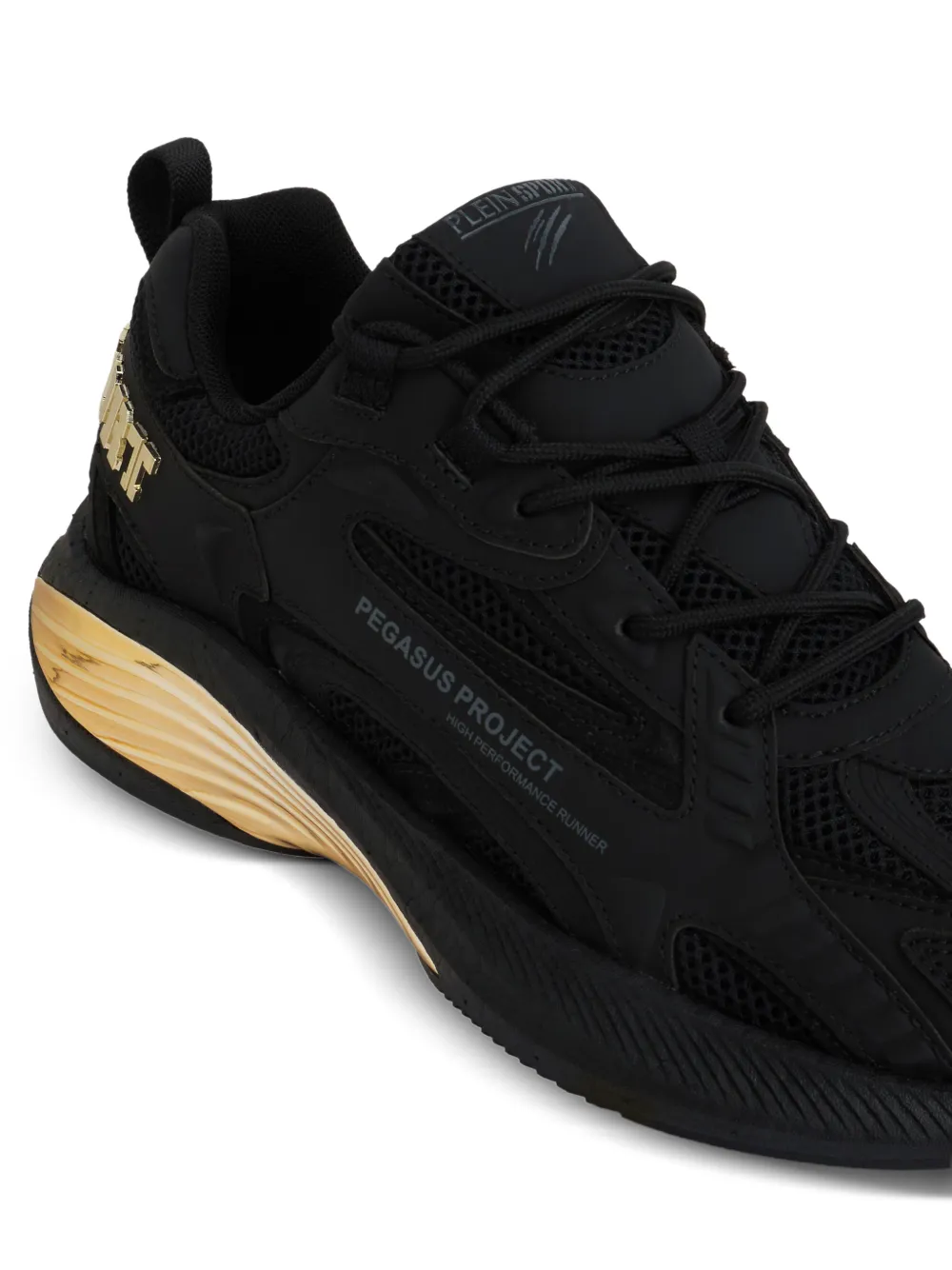 Plein Sport Pegasus Project sneakers met vlakken Zwart