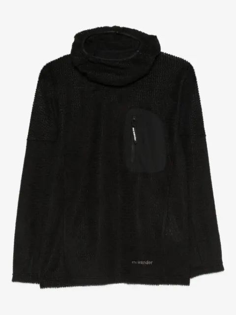 and Wander hoodie con bolsillo y cierre