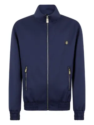 t*o様 PRADA ネイビー ジップアップジャケット 3XL Prada triangle-logo zip-up Jacket | Blue | FARFETCH