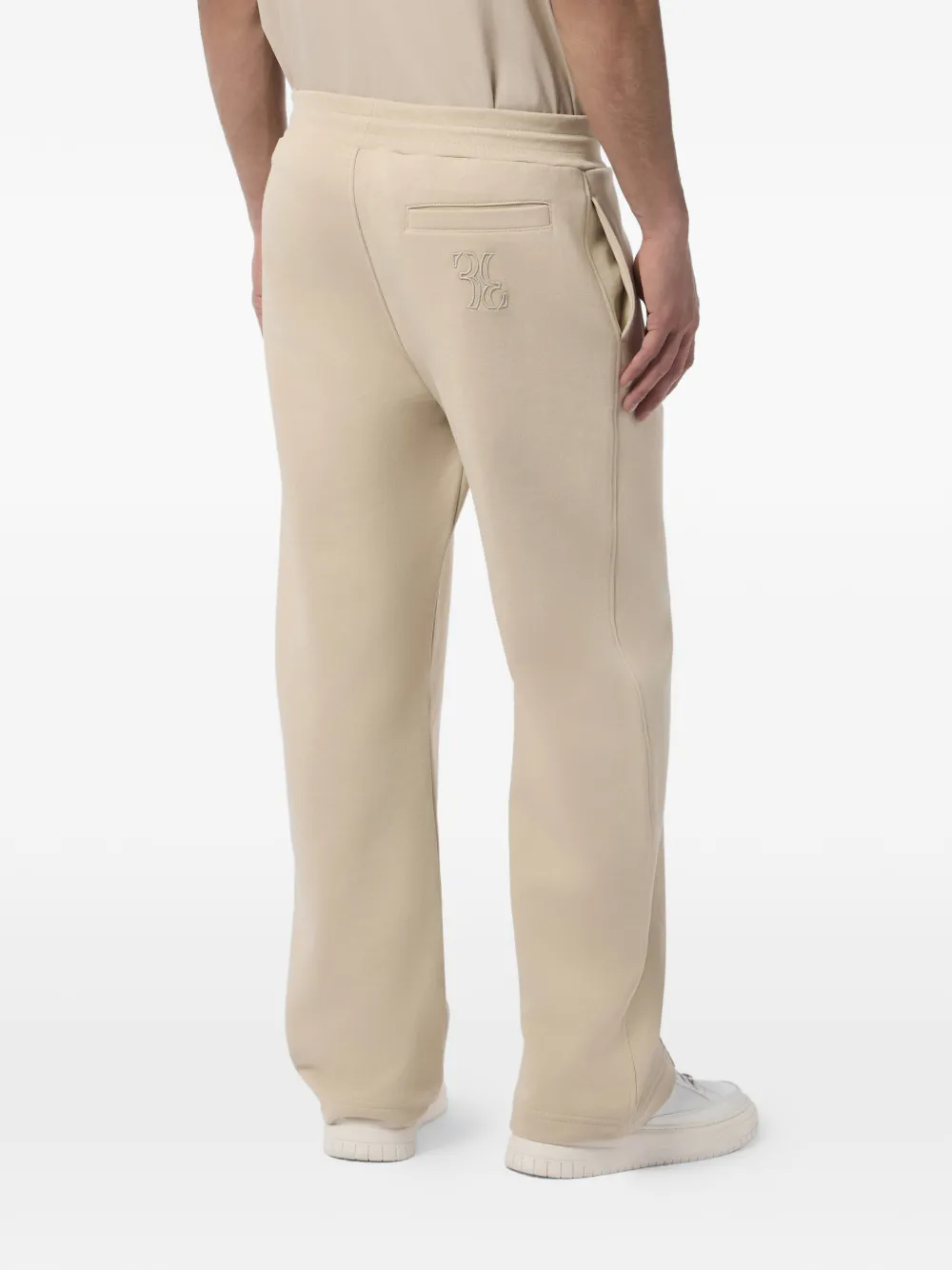 Billionaire Trainingsbroek met logopatch Beige