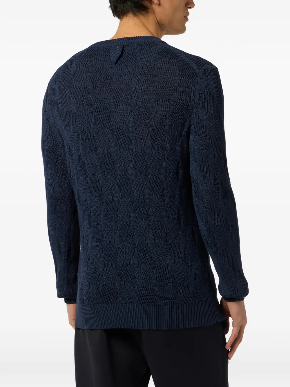 Billionaire Braides pullover met ronde hals Blauw