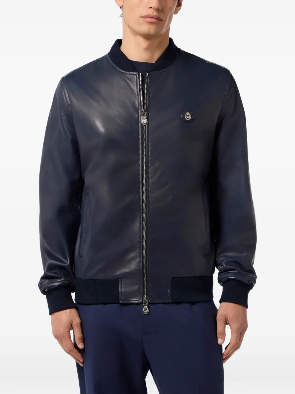 Billionaire Bomberjack met rits Blauw