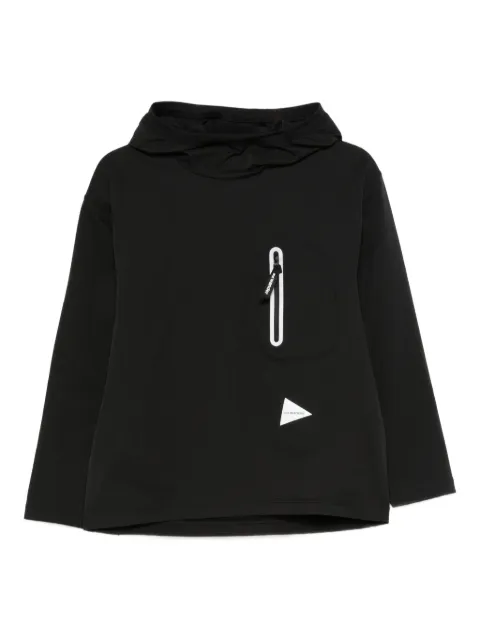 and Wander zip-pocket hoodie