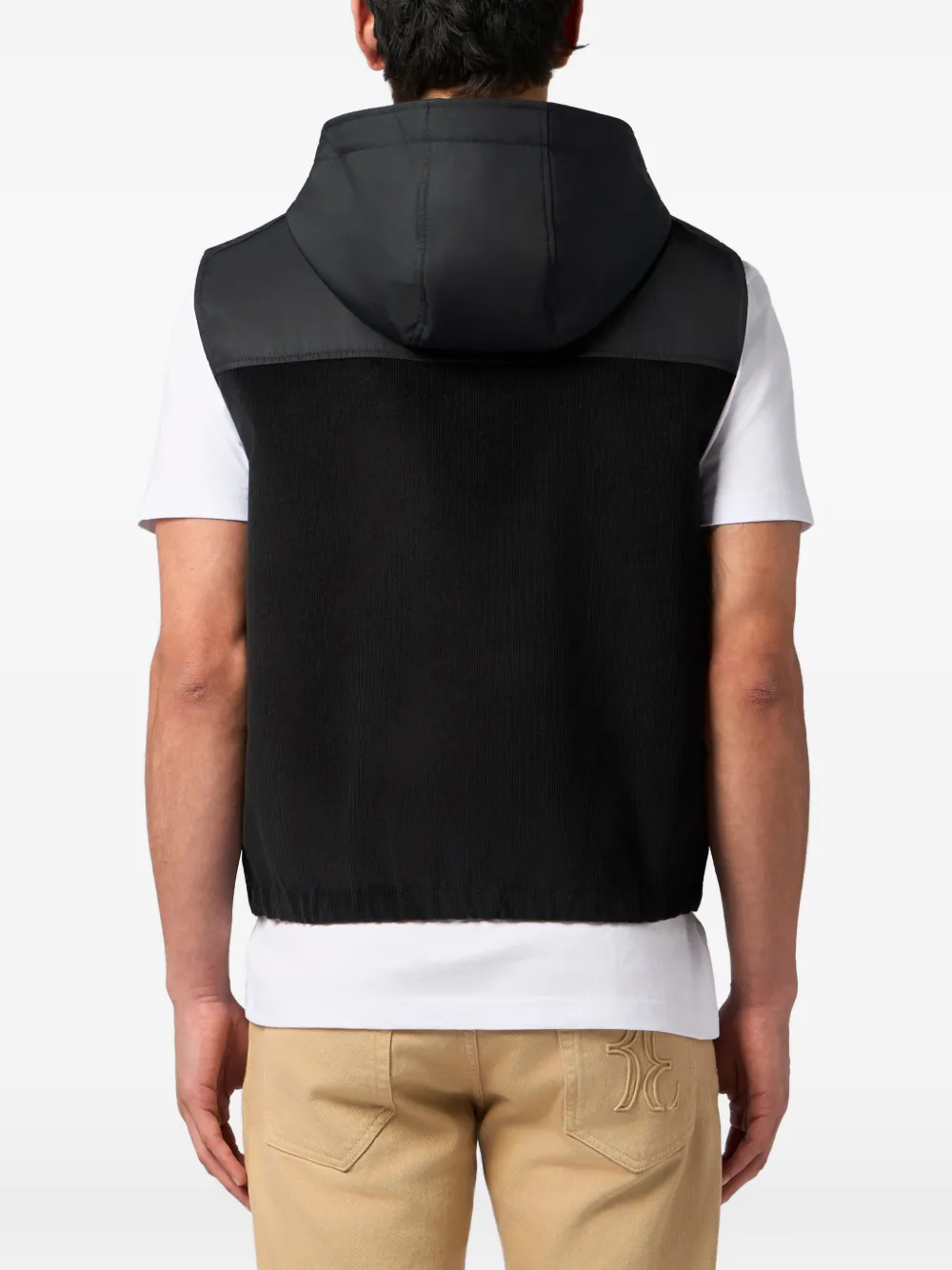  Billionaire Gilet Con Cappuccio - Nero 