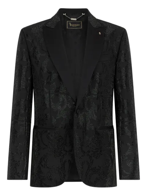 Billionaire brocade strass blazer