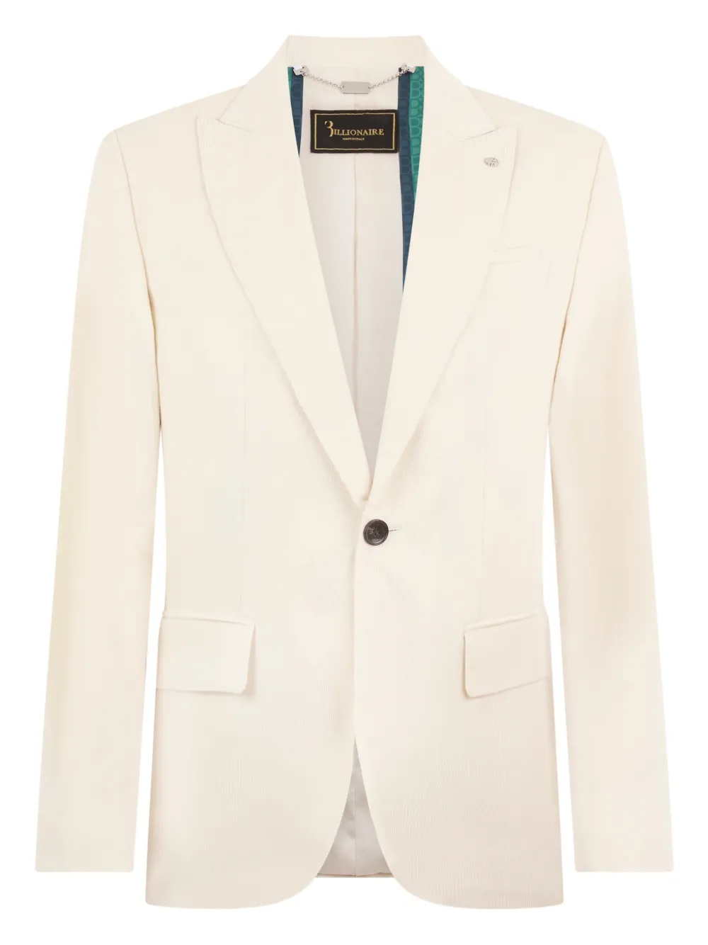 Billionaire corduroy single-breasted blazer - Neutrals