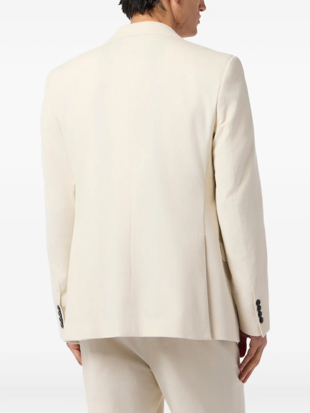  Billionaire Corduroy Single-breasted Blazer - Neutrals 