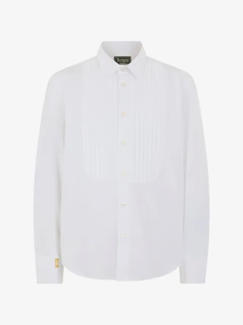 Billionaire chemise à effet plissé