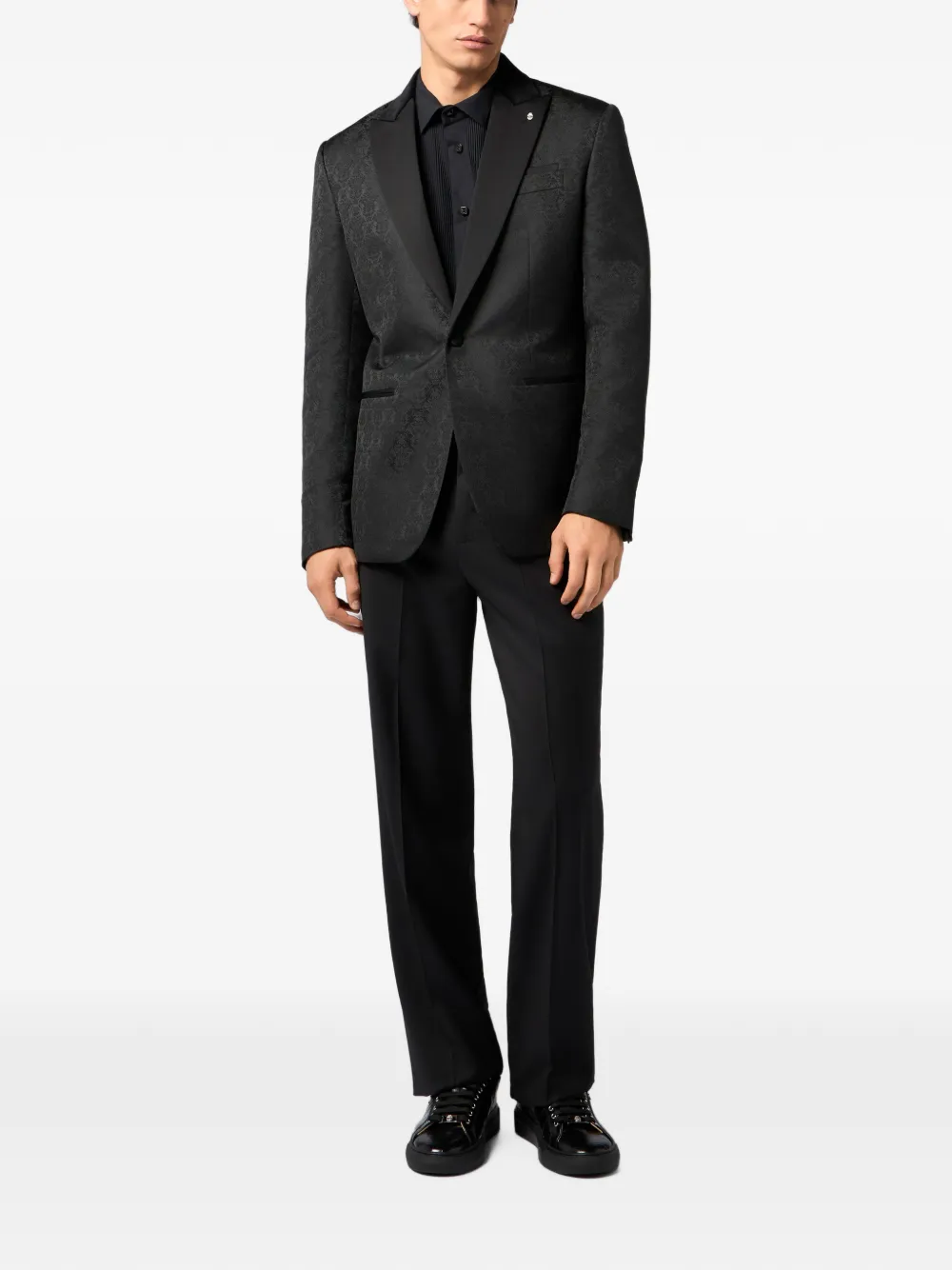 Billionaire Blazer met jacquard brokaat Zwart