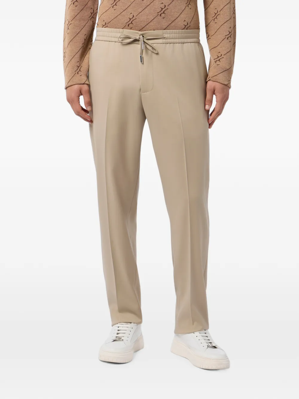 Billionaire Geruite broek Beige
