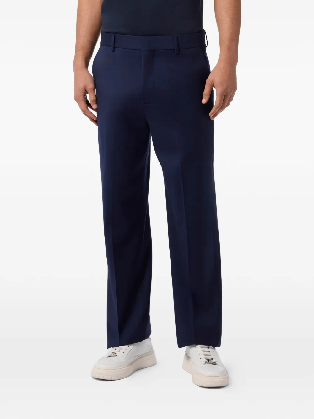 Loose Fit Wool Trousers