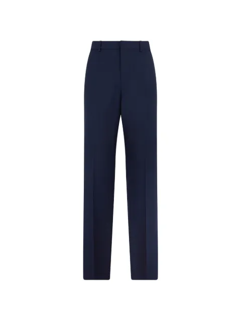 Billionaire wide-leg wool trousers