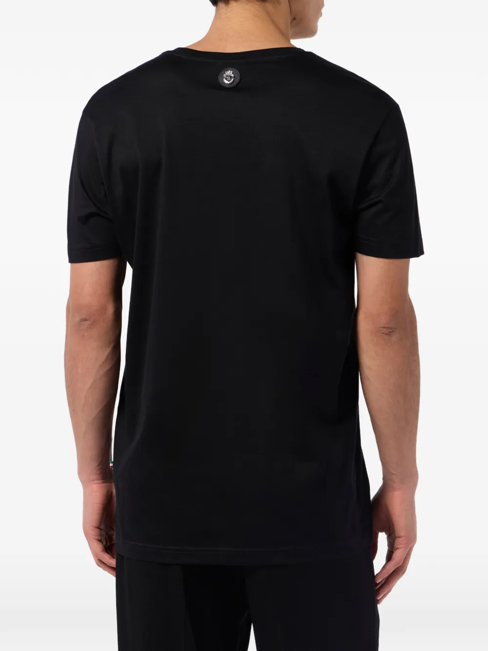 Billionaire T-shirt met ronde hals Zwart
