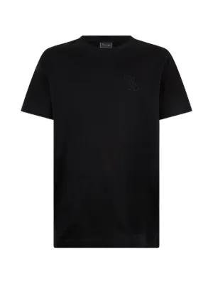 FENDI graphic-embroidered T-Shirt | Black | FARFETCH