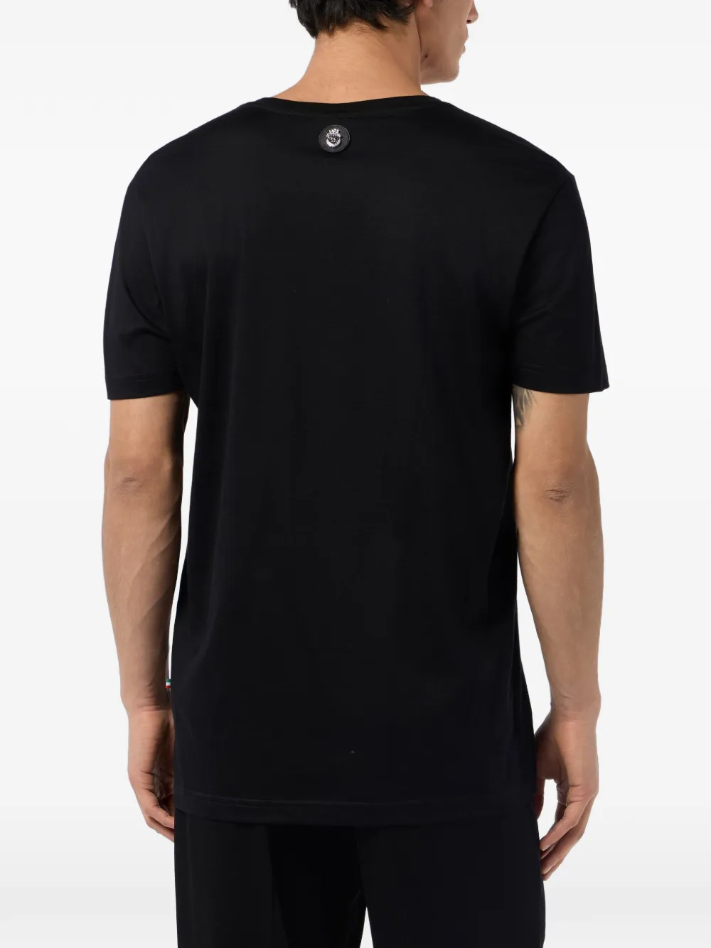 Billionaire T-shirt met ronde hals Zwart
