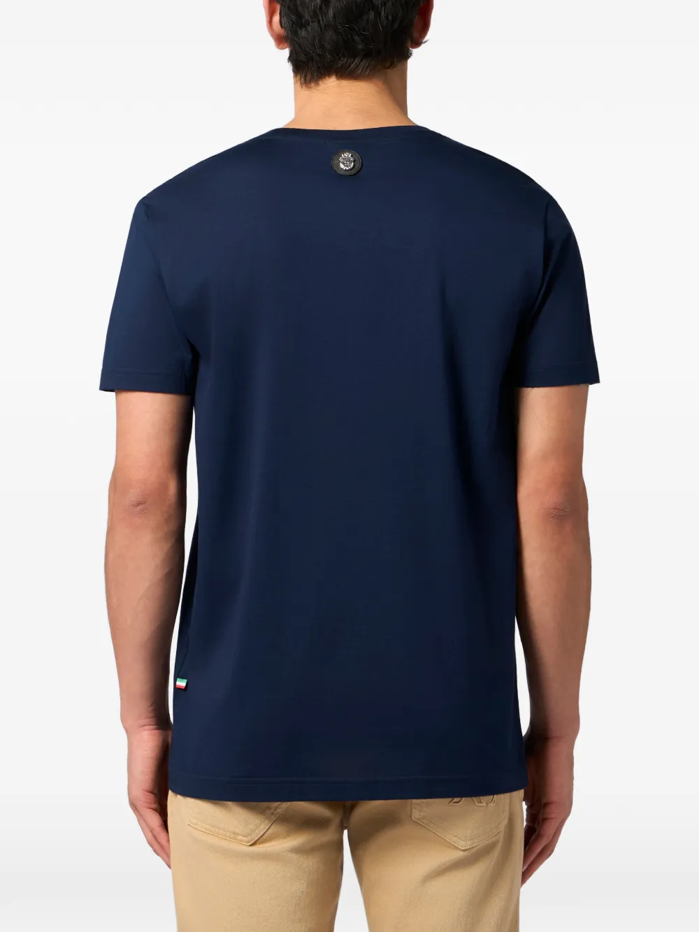 Billionaire T-shirt met ronde hals Blauw