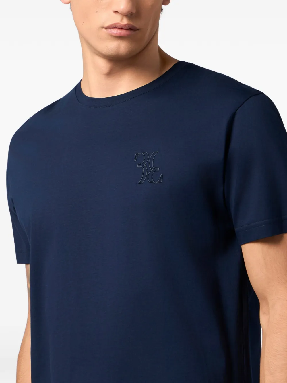 Billionaire T-shirt met ronde hals Blauw