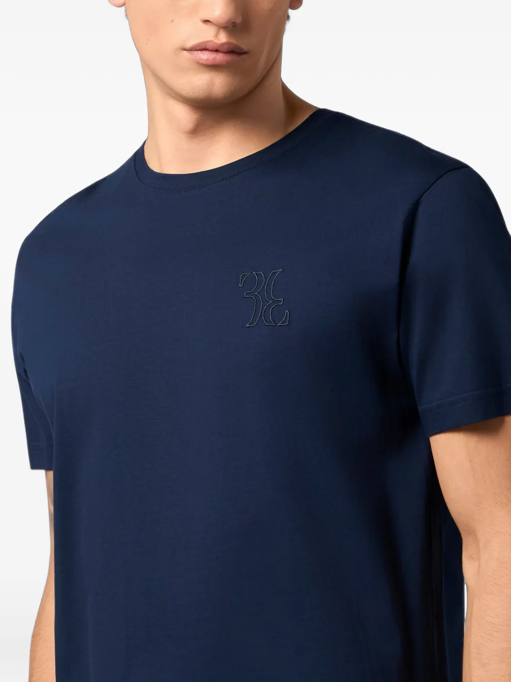 Billionaire T-shirt met ronde hals Blauw