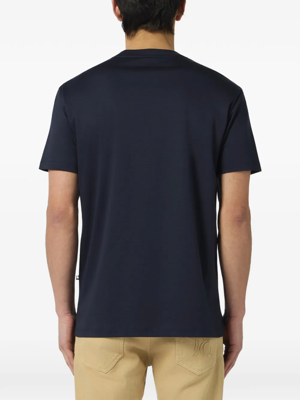 Billionaire T-shirt met logopatch Blauw