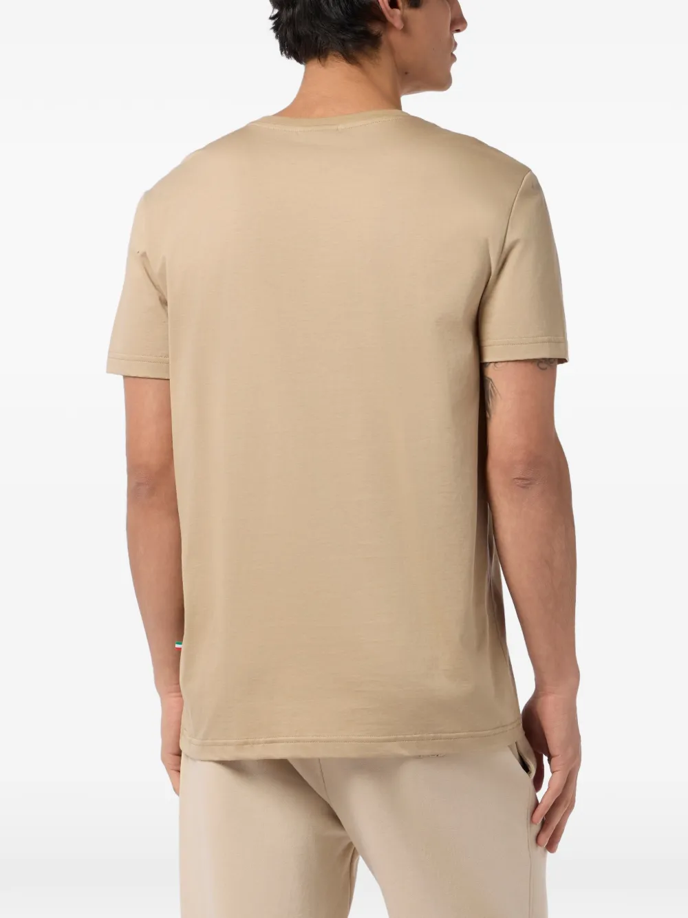 Billionaire T-shirt met ronde hals Beige