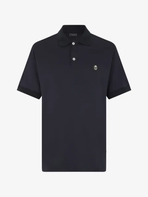 Billionaire appliqué basic polo shirt
