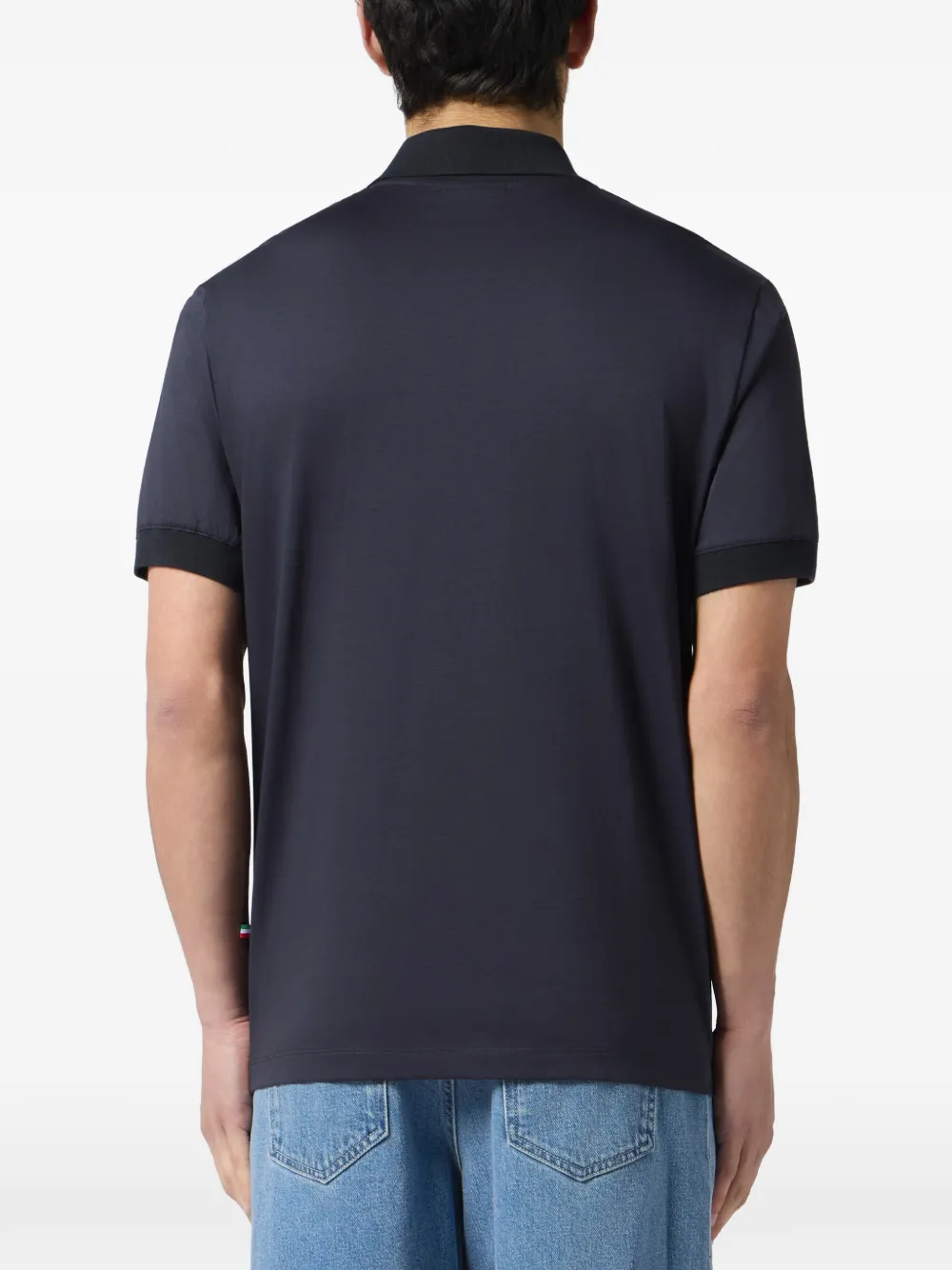 Billionaire Poloshirt met applicatie Blauw