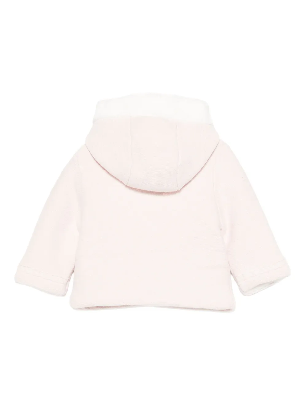 Tartine Et Chocolat Kabelgebreide jas met capuchon Roze