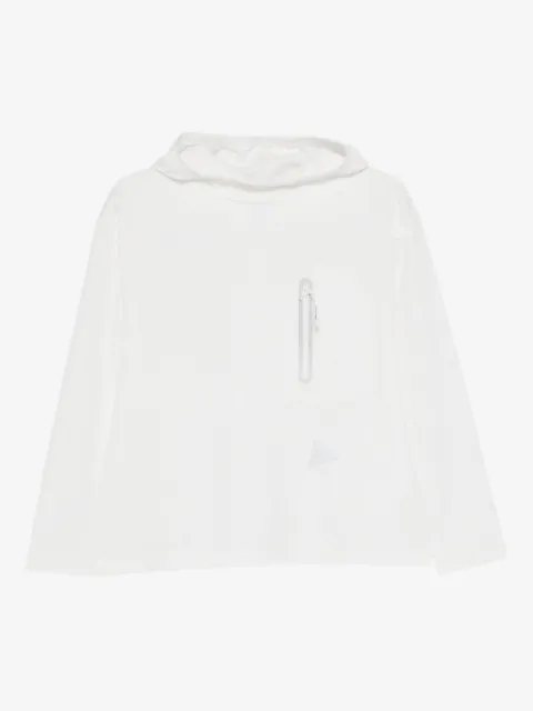 and Wander hoodie con bolsillo y cierre