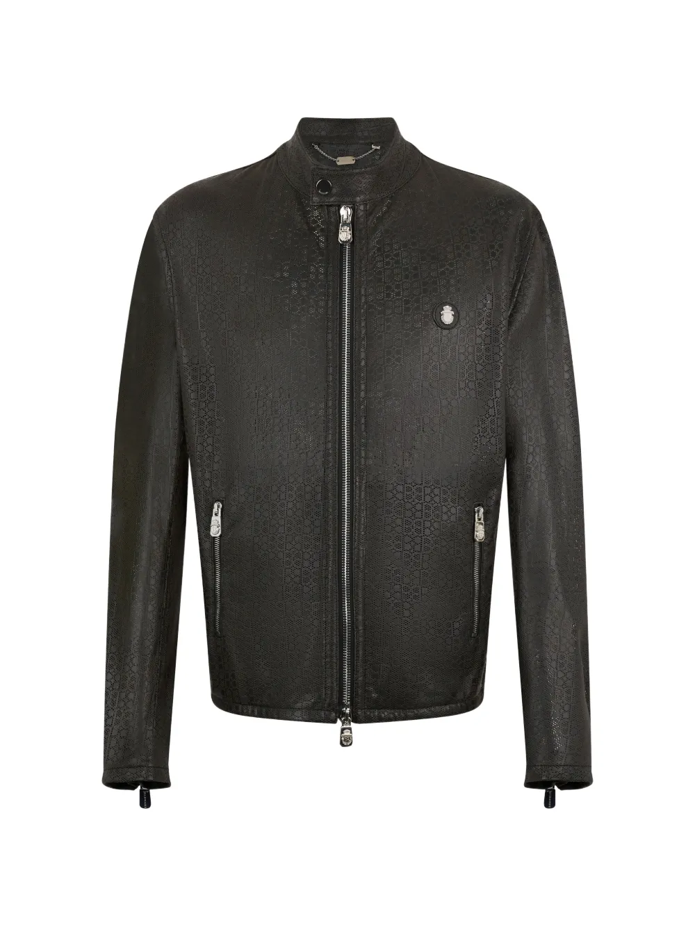 Billionaire biker leather jacket