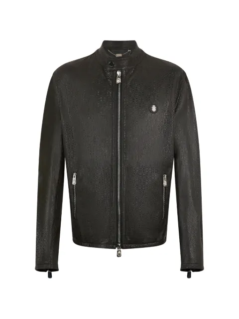 Billionaire Moto BB leather jacket