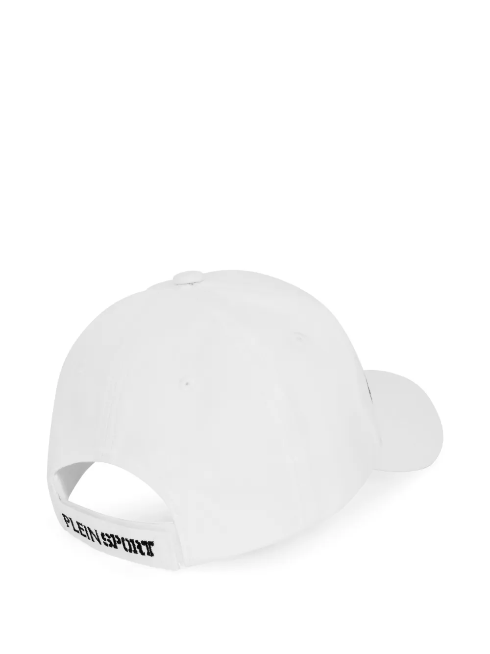 Plein Sport Honkbalpet met geborduurd logo Wit