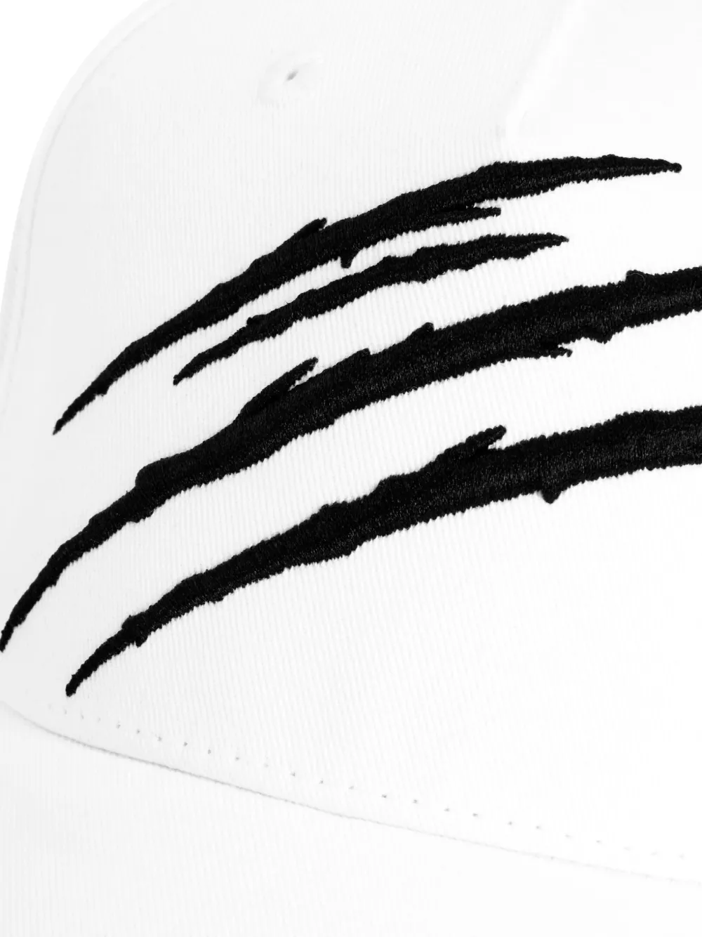 Plein Sport Honkbalpet met geborduurd logo Wit