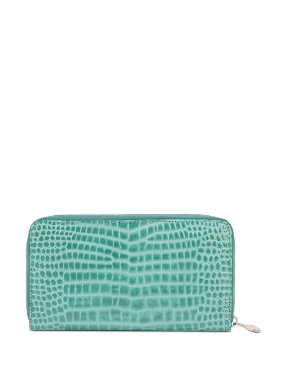  Philipp Plein Croc-embossed Wallet - Green 