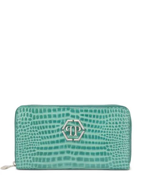 Philipp Plein croc-embossed wallet