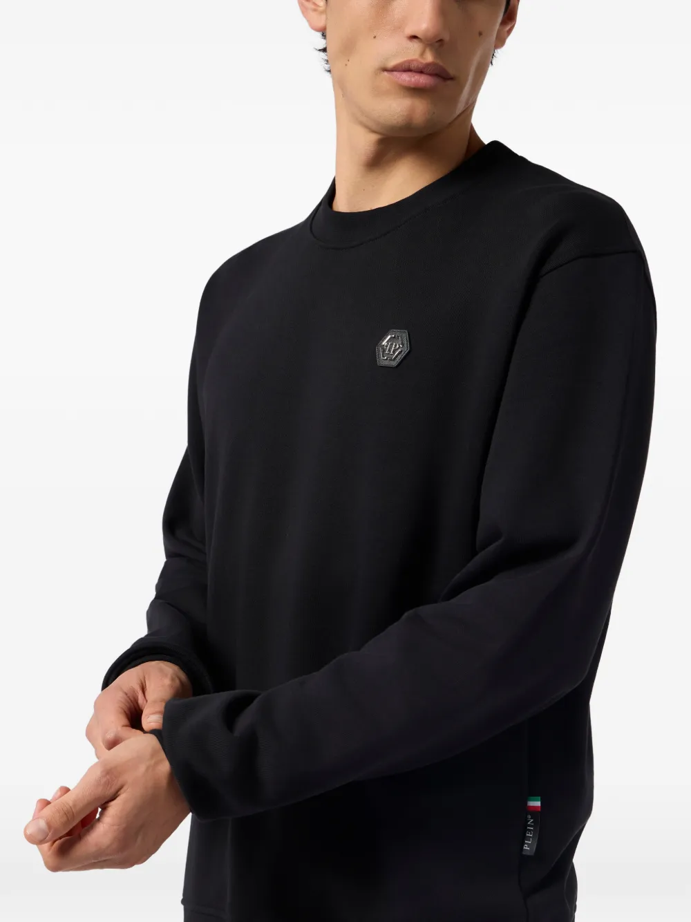 Philipp Plein Sweater met ronde hals Zwart