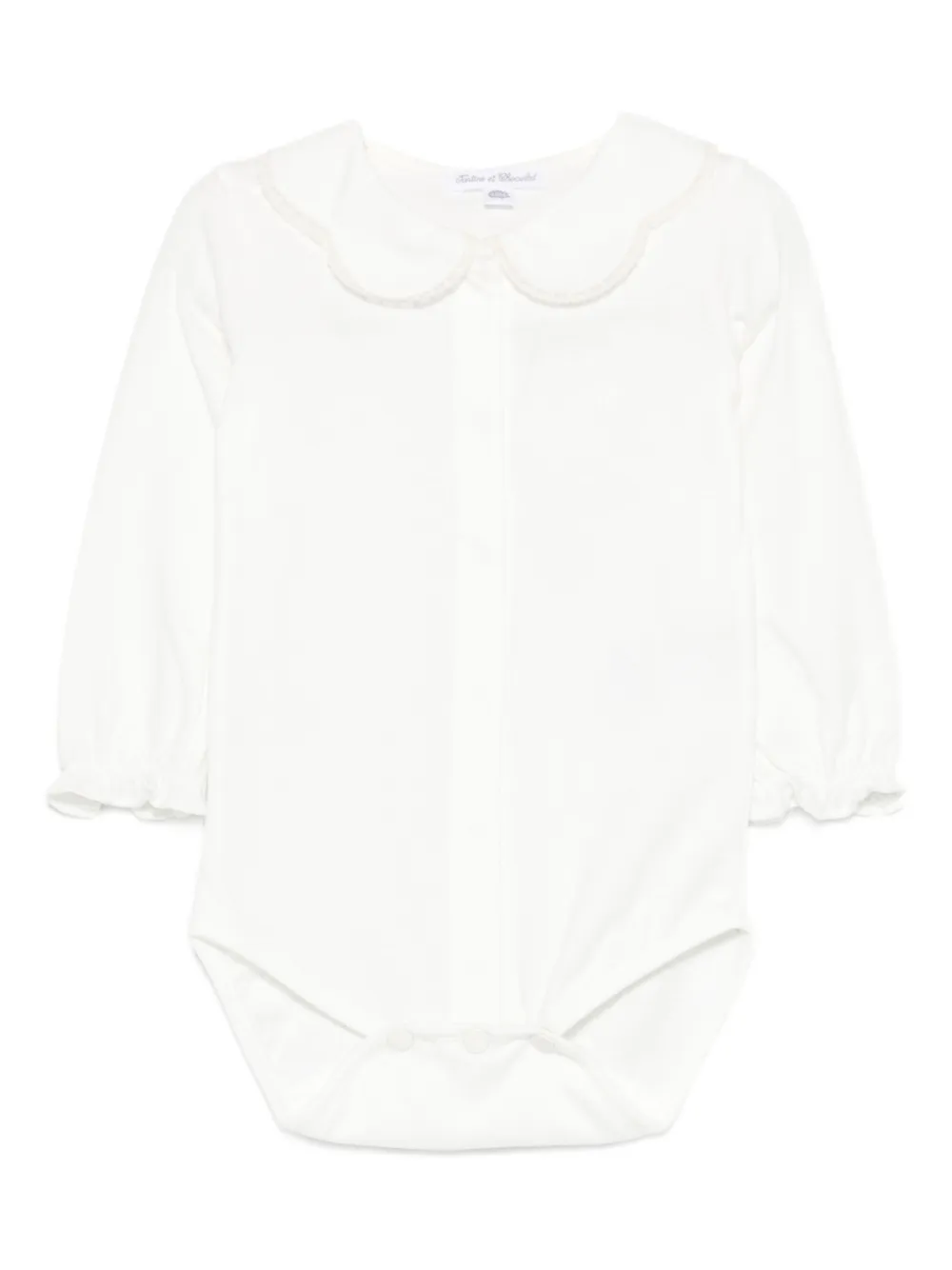 Tartine Et Chocolat embroidered collared top | White | Image 1