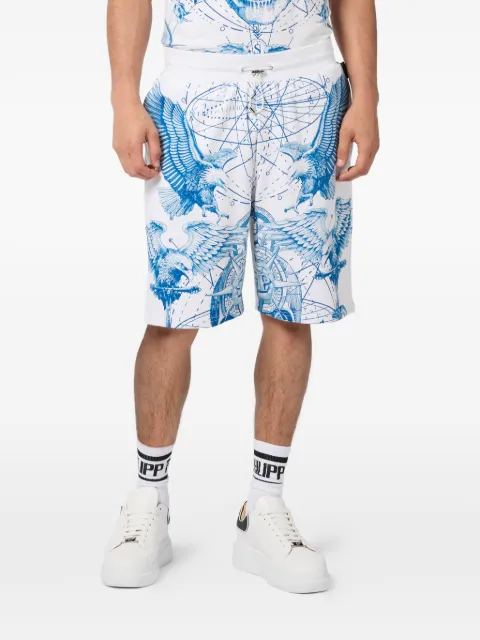 Philipp Plein elastic-waistband shorts