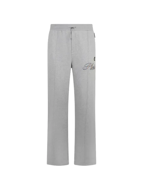 Philipp Plein lettering-embroidered track pants