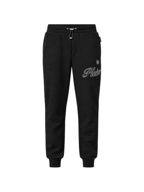 Philipp Plein lettering-embroidered track pants
