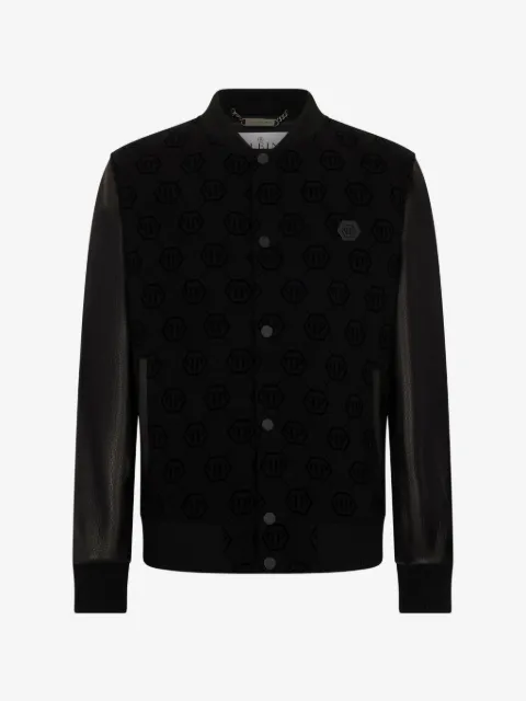 Philipp Plein Bomberjacke mit Monogramm