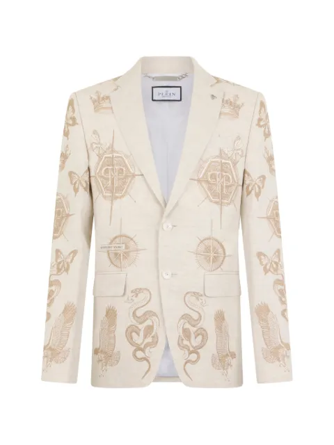 Philipp Plein single-breasted buttoned blazer