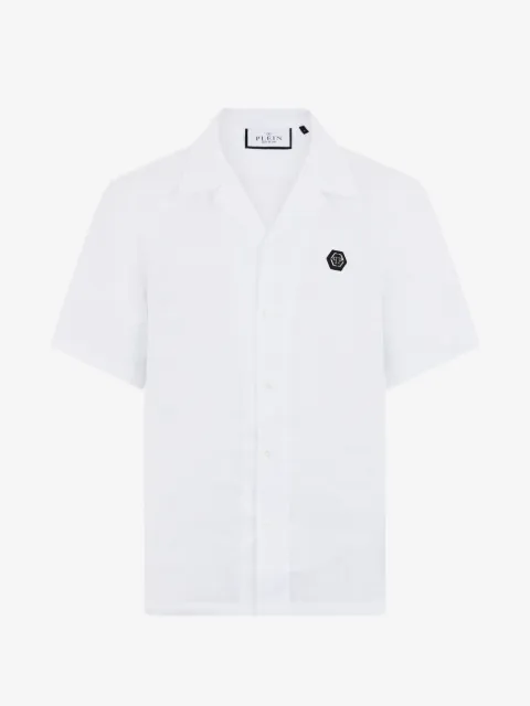 Philipp Plein camisa con logo y detalles