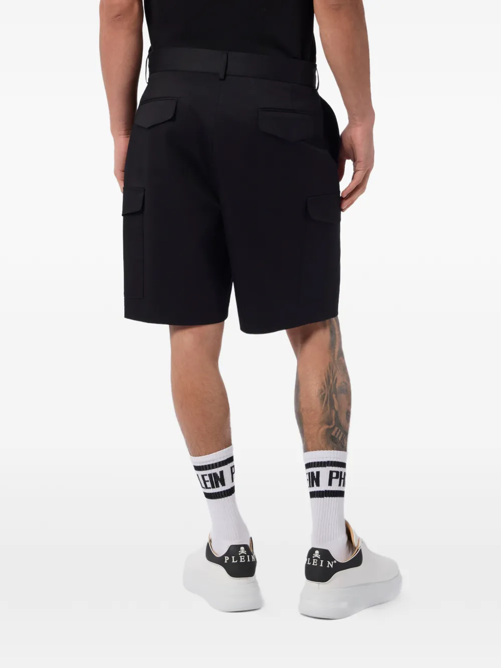 Philipp Plein Cargo shorts Zwart