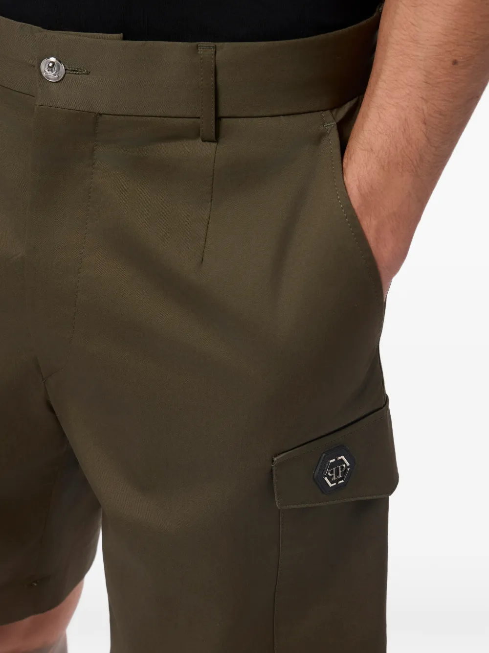 Philipp Plein Cargo shorts Groen