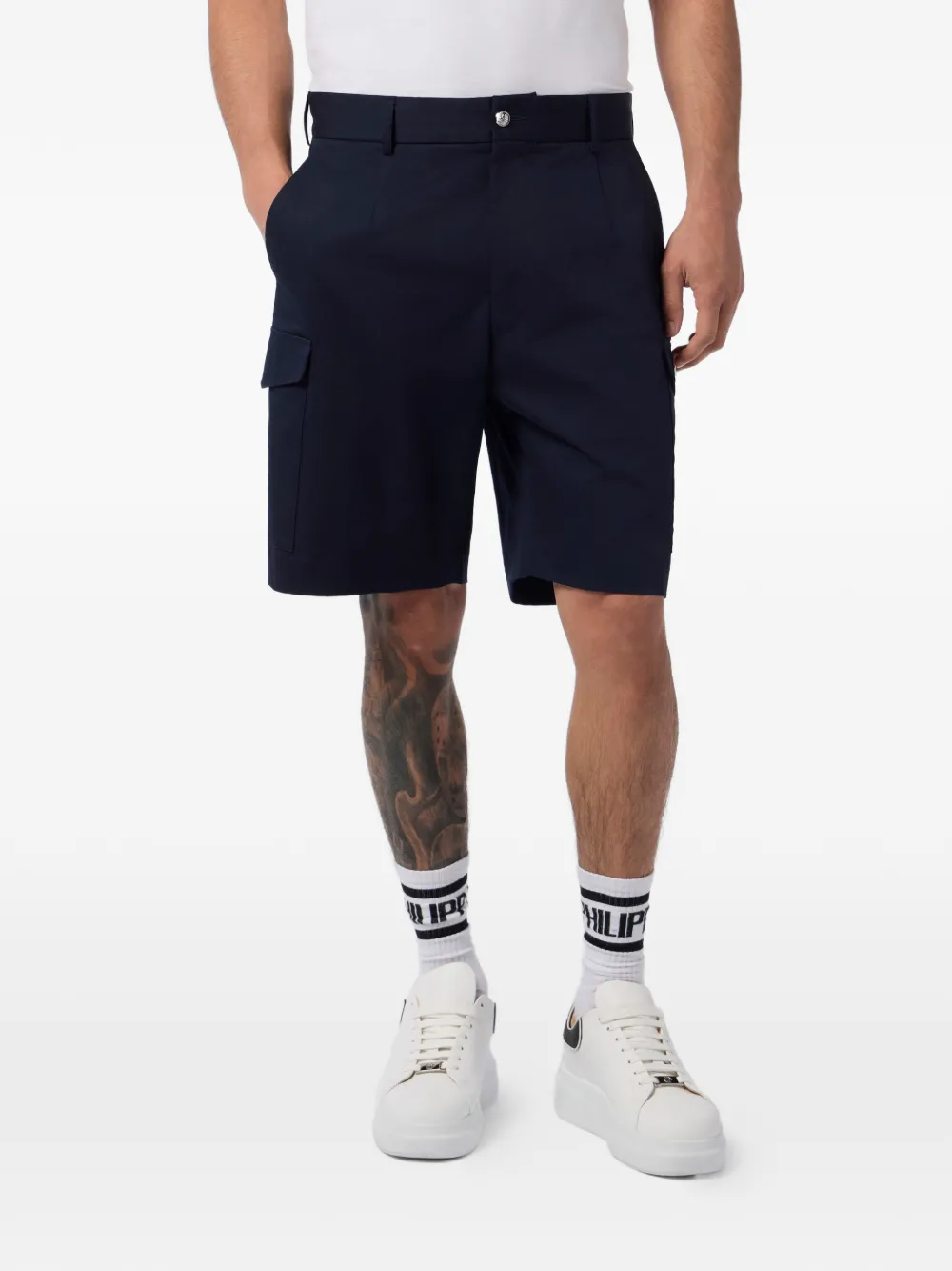  Philipp Plein Cargo Shorts - Blue 