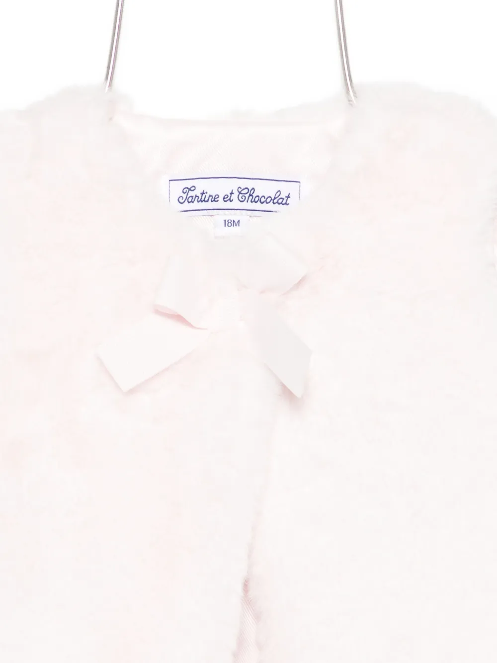 Tartine Et Chocolat Bow-detail Gilet In White