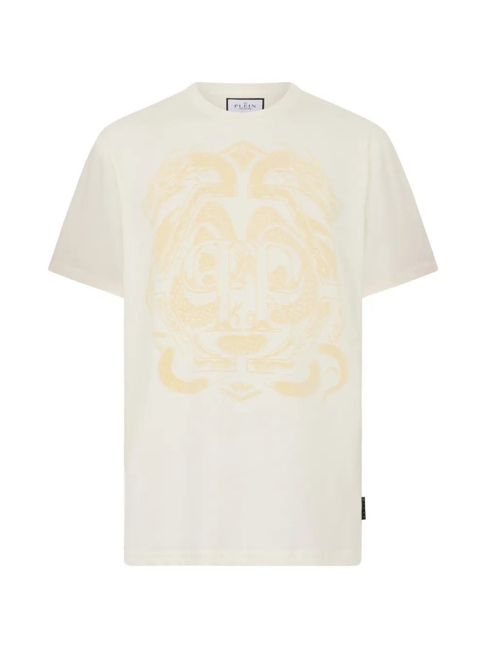 Philipp Plein dragon round-neck T-shirt - Nude