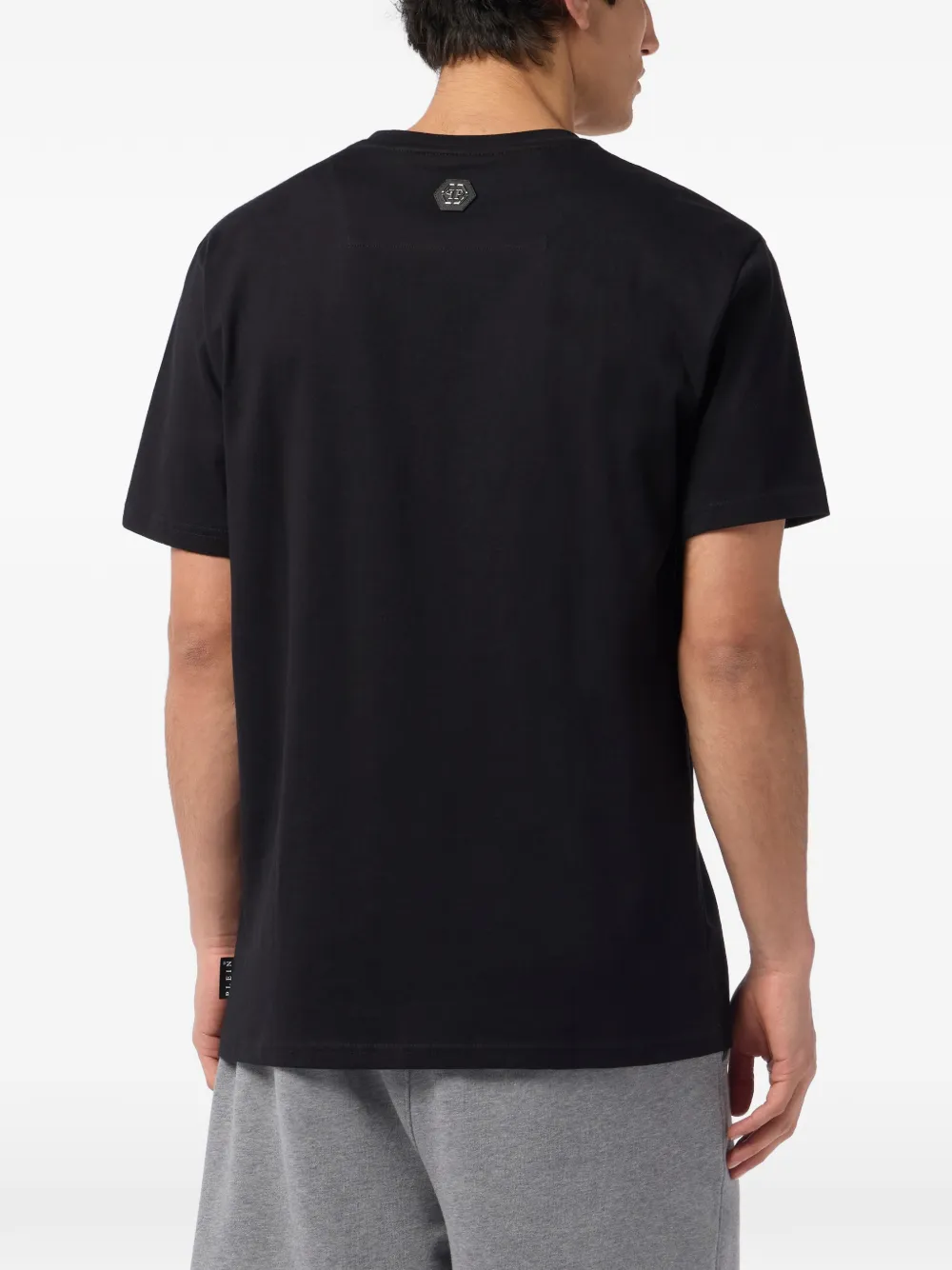 Philipp Plein T-shirt met ronde hals Zwart
