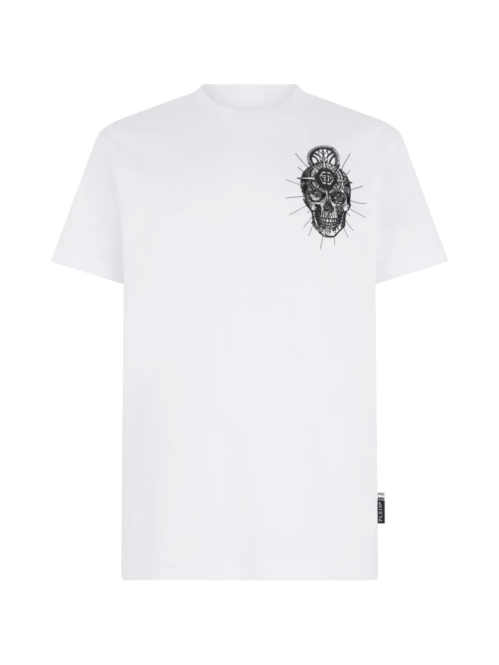 Philipp Plein round-neck embroidery T-shirt - Weiß