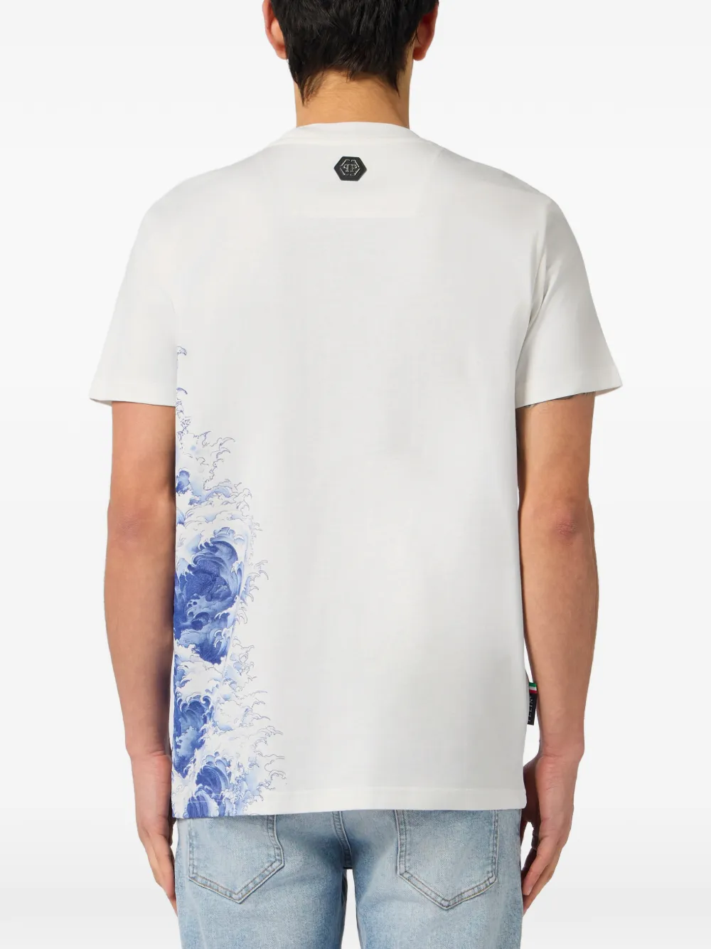 Philipp Plein T-shirt met ronde hals Wit